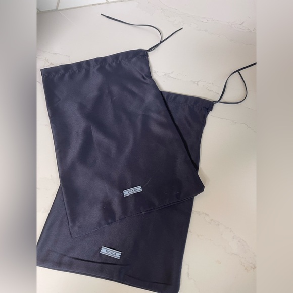 Prada Leather Pointed Slight Square Toe Pumps w/ Kitten Heel Size 37.5 (7.5 US) - Picture 10 of 11